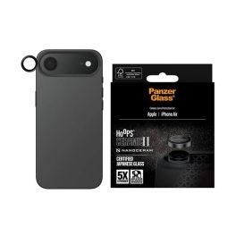   PANZERGLASS HOOPS CERAMIC II kameravédő üveg (9H + segédkeret) FEKETE