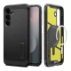 SPIGEN TOUGH ARMOR MAG műanyag telefonvédő (ütésállóság, kitámasztó, MagSafe) FEKETE