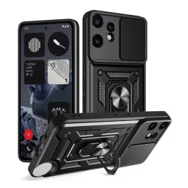   Defender szilikon telefonvédő (ütésállóság, tartógyűrű, kameravédő) FEKETE