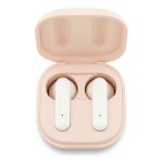 GUESS METAL LOGO bluetooth fülhallgató SZTEREO (v5.3, TWS, mikrofon, zajszűrő, IPX5 vízálló + töltőtok) RÓZSASZÍN