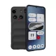 Szilikon telefonvédő (ütésállóság, kameravédő, 3D) FEKETE