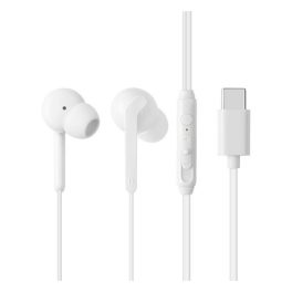  Designed for SAMSUNG fülhallgató SZTEREO (Type-C, mikrofon, felvevő gomb) FEHÉR
