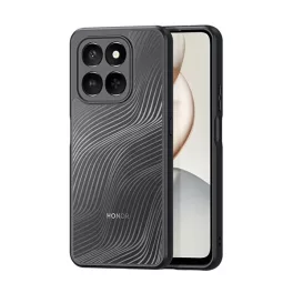   DUX DUCIS AIMO szilikon telefonvédő (ütésállóság, kameravédő, matt, hullám) FEKETE