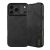 NILLKIN QIN PRO tok álló, bőr hatású (FLIP, oldalra nyíló, kártyazseb, kameravédő) FEKETE