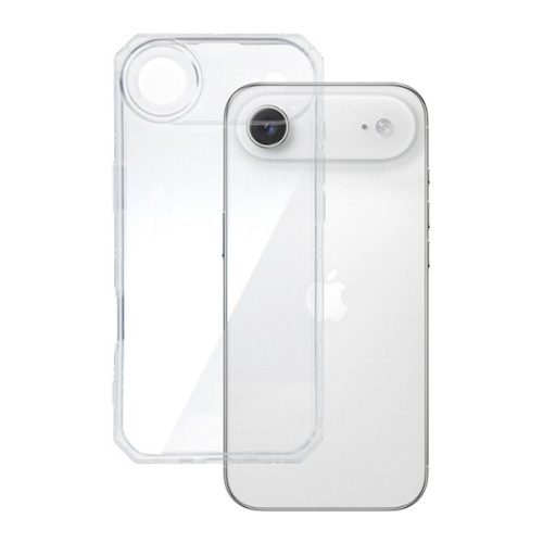 Szilikon telefonvédő (ütésállóság, légpárnás keret) ÁTLÁTSZÓ