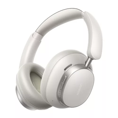 UGREEN HP206 STUDIO PRO bluetooth fejhallgató SZTEREO (v6.0, mikrofon, akítv zajszűrő, 3.5mm jack aljzat) FEHÉR