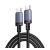 UGREEN L532 adatkábel (Type-C - Type-C, 240W, PD gyorstöltő 3.1, 200cm) SÖTÉTSZÜRKE