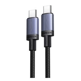   UGREEN L532 adatkábel (Type-C - Type-C, 240W, PD gyorstöltő 3.1, 50cm) SÖTÉTSZÜRKE