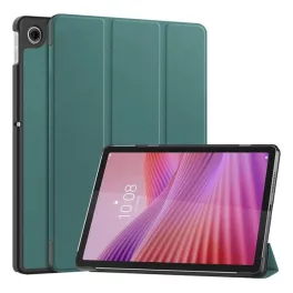   Tok álló, bőr hatású (aktív FLIP, oldalra nyíló, TRIFOLD, asztali tartó) SÖTÉTZÖLD