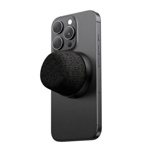 USAMS YC016 bluetooth hordozható hangszóró (v5.3, 5W, MagSafe, LED fény) FEKETE