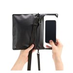 SPIGEN A640 vízhatlan/vízálló tok, AQUA (univerzális, IPX8, vállpánt, 2 zseb, 6.9" méret) FEKETE