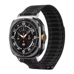 SPIGEN WBF0 pótszíj (egyedi méret, nylon, tépőzáras, állítható) FEKETE