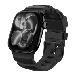  SPIGEN WBS2 pótszíj (egyedi méret, nagy, szilikon, állítható) FEKETE