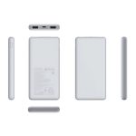 XIAOMI LITE vésztöltő 2 USB+Type-C aljzat (10000mAh, 22.5W, PD gyorstöltő) FEHÉR