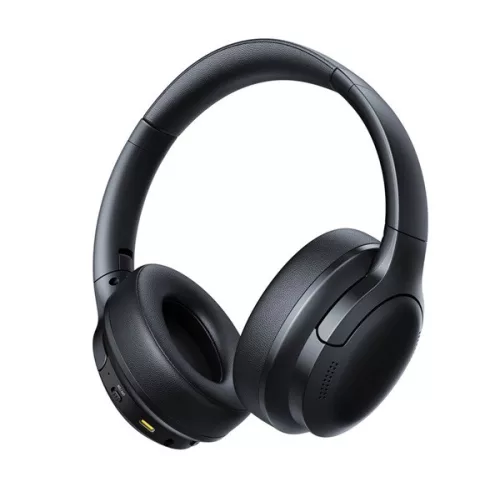 BASEUS BASS BH1 LITE bluetooth fejhallgató SZTEREO (v5.3, mikrofon, zajszűrő + Type-C tápkábel) FEKETE