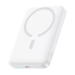   BASEUS ENERFILL FM11 ULTRA-MINI vésztöltő Type-C aljzat (10000mAh, 22.5W, PD gyorstöltő, MagSafe + Type-C kábel) FEHÉR