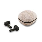 GUESS PU 4G SCRIPT LOGO bluetooth fülhallgató SZTEREO (v5.4, TWS, mikrofon, zajszűrő + töltőtok) RÓZSASZÍN