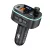 HOCO E62 bluetooth FM transmitter autós töltő 2 USB+Type-C aljzat (v5.0, 20W, PD gyorstöltő, LED kijelző) FEKETE