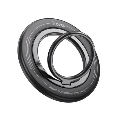 HOCO GH3 telefontartó (360°, mágneses, kitámasztó) FEKETE