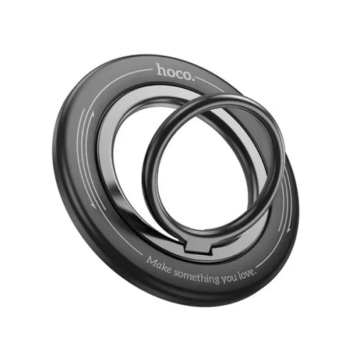 HOCO GH3 telefontartó (360°, mágneses, kitámasztó) FEKETE