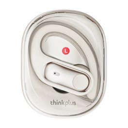   LENOVO THINKPLUS LP79 bluetooth fülhallgató SZTEREO (v5.4, TWS, fülre akasztható, zajszűrő, mikrofon + töltőtok) BÉZS