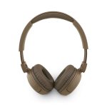 GUESS SCRIPT METAL LOGO bluetooth fejhallgató SZTEREO (v5.3, mikrofon, IPX4 vízálló) SÖTÉTBARNA