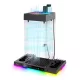IPEGA függőleges töltőállvány (2 kontroller egyidejű töltése, hűtés, RGB, Xbox Series X kompatibilis) FEKETE