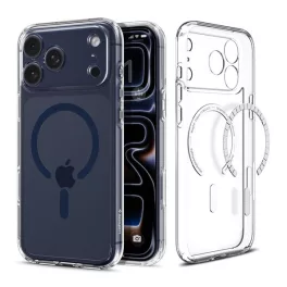   SPIGEN ULTRA HYBRID MAG műanyag telefonvédő (ütésállóság, légpárnás keret, MagSafe) SÖTÉTKÉK