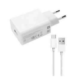   XIAOMI hálózati töltő USB aljzat (15W + Type-C kábel) FEHÉR