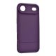 Szilikon telefonvédő (ütésállóság, kameravédő, karbon minta) LILA