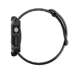 SPIGEN RUGGED ARMOR 2 pótszíj (egyedi méret, kicsi, szilikon, ütésállóság + szilikon keret) FEKETE
