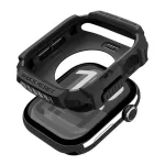SPIGEN RUGGED ARMOR 2 pótszíj (egyedi méret, kicsi, szilikon, ütésállóság + szilikon keret) FEKETE