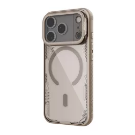   NILLKIN ICEBLADE PROP MAGNETIC szilikon telefonvédő (ütésállóság, kameravédő, kitámasztó, MagSafe) VILÁGOSBARNA