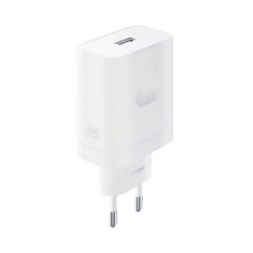 REALME SUPERVOOC hálózati töltő USB aljzat (45W, gyorstöltő) FEHÉR