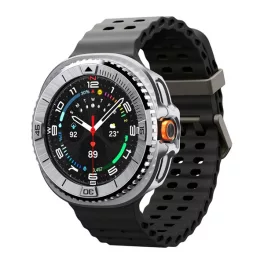  SPIGEN BEZEL TUNE PRO PILOT műanyag óra keret (rozsdamentes acél lünetta, ütésállóság) EZÜST