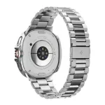 SPIGEN BEZEL TUNE PRO PILOT műanyag óra keret (rozsdamentes acél lünetta, ütésállóság) EZÜST