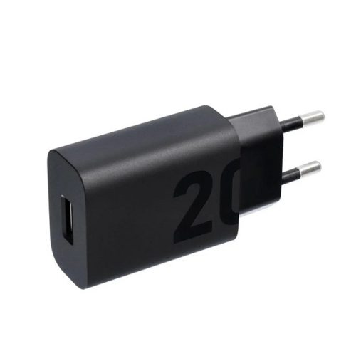 MOTOROLA hálózati töltő Type-C aljzat (20W, gyorstöltő) FEKETE