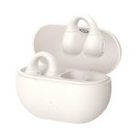 BASEUS BASS 15 CLIP OWS bluetooth fülhallgató SZTEREO (v5.4, TWS, zajszűrő, fülre csíptethető + töltőtok) FEHÉR