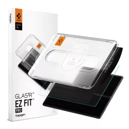   SPIGEN EZ FIT képernyővédő üveg (2.5D, tokbarát, ultravékony, 0.2mm, 9H + segédkeret) ÁTLÁTSZÓ