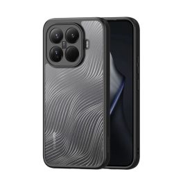  DUX DUCIS AIMO szilikon telefonvédő (ütésállóság, kameravédő, matt, hullám) FEKETE