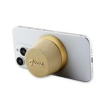 GUESS SCRIPT METAL bluetooth hordozható hangszóró (v5.3, 3W, MagSafe) ARANY