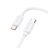 HOCO X115 adatkábel (Type-C - Type-C, 240W, PD gyorstöltő, 100cm) FEHÉR