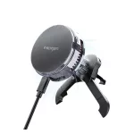 SPIGEN ESSENTIAL PELTIER EV25MFAQ autós tartó (szellőzőre, állítható, 15W, LED jelzés, wireless, mágneses, Qi2) FEKETE