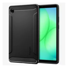   SPIGEN RUGGED ARMOR szilikon telefonvédő (ütésállóság, légpárnás sarok, karbon minta) FEKETE