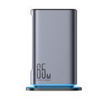 JOYROOM JR-TCM02 hálózati töltő 2 USB+4 Type-C aljzat (65W, GaN, PD gyorstöltő) SÖTÉTSZÜRKE