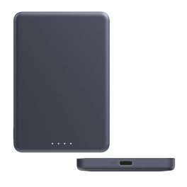   XIAOMI SUPER SLIM vésztöltő Type-C aljzat (5000mAh, 22.5W, gyorstöltő, mágneses) FEKETE