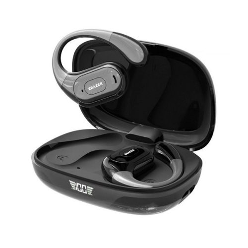 LENOVO ERAZER XF51 bluetooth fülhallgató SZTEREO (v6.0, TWS, fülre akasztható, zajszűrő, mikrofon + töltőtok) FEKETE