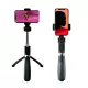 XO SS08 szelfibot (univerzális, 360°, állítható, bluetooth távkioldó, 68cm, 4.2-6.7" méret) FEKETE