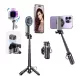 XO SS22 szelfibot (univerzális, 360°, állítható, bluetooth távkioldó,  összecsukható, 100cm, mágneses) FEKETE