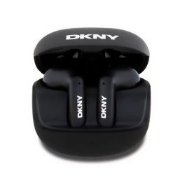   DKNY SATINY FINISH bluetooth fülhallgató SZTEREO (v5.3, TWS, mikrofon, zajszűrő + töltőtok) FEKETE